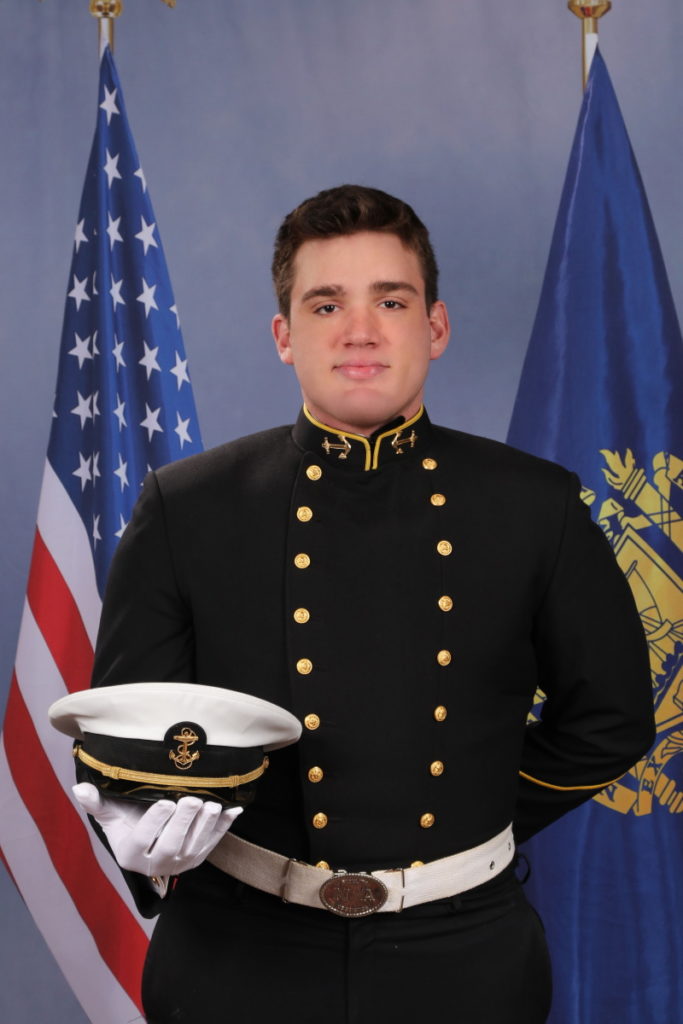 Duke Carrillo's official U.S. Naval Academy Portrait